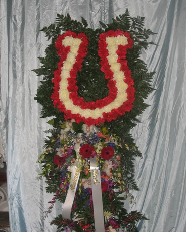Horseshoe Flower Arrangement