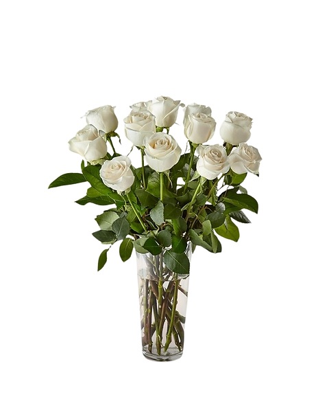 1 Dozen White Roses in Maspeth NY - Grand Florist