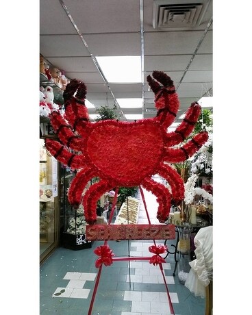 Crab Flower Arrangement