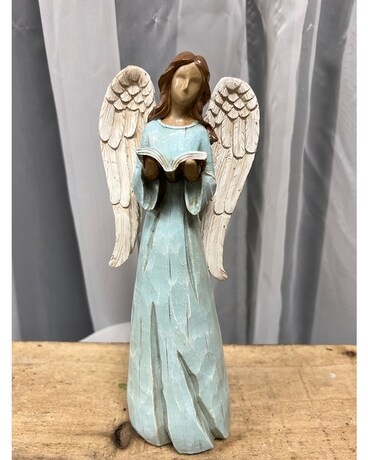 Watercolor Angel with Book Gifts