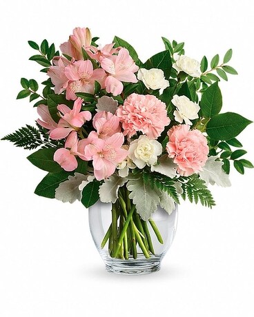 Teleflora's Whisper Soft Bouquet - Baby Flower Arrangement
