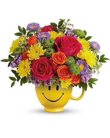 Teleflora's Choose Happy - Baby Flower Arrangement