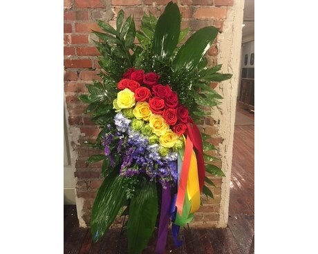 Rainbow Spray Flower Arrangement