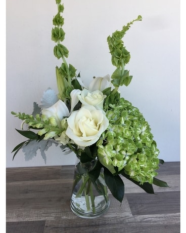 Loveliest Greens Flower Arrangement