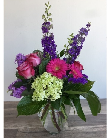 Jewel Tones Flower Arrangement