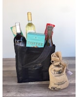 Standard- 2 bottles size,  inches height and  inches wide.