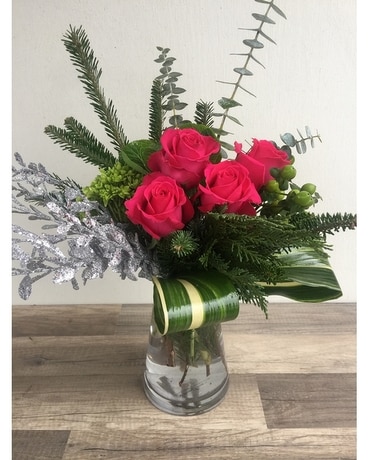 Glowing Embers Flower Arrangement