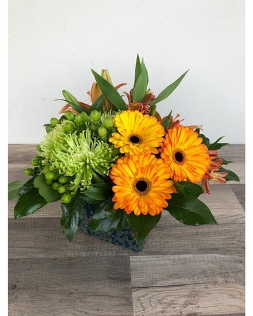 With Good Cheer Flower Arrangement