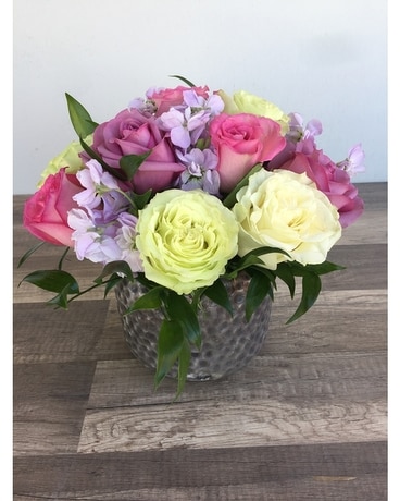 Rainbow Sherbet Flower Arrangement