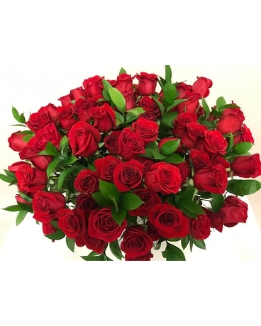 So much to LOVE - 100 ROSES Flower Arrangement