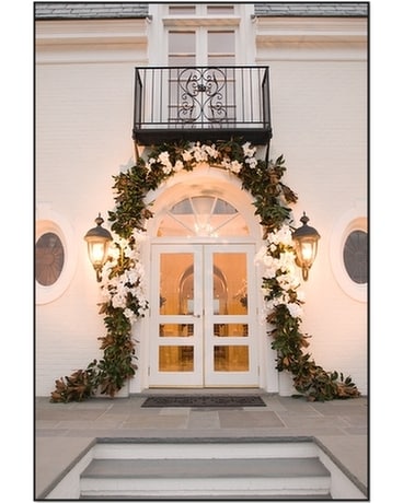 Holiday Door Flower Arrangement