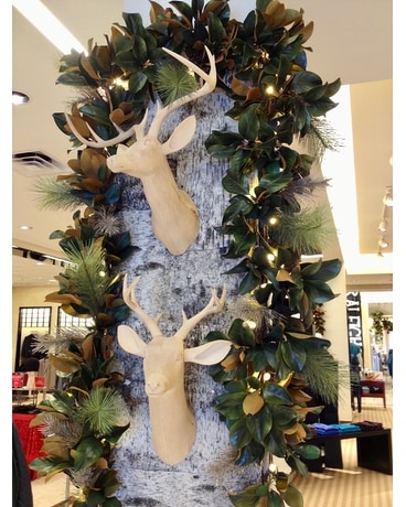 Holiday Retail Store Flower Arrangement
