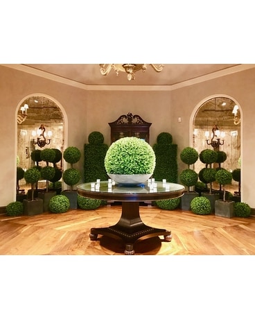 Greenery Entrance Flower Arrangement