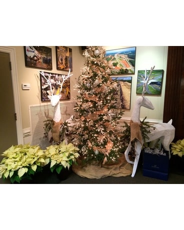 Holiday Tree Flower Arrangement