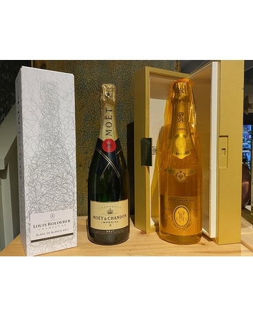 Champagne Big Names Flower Arrangement