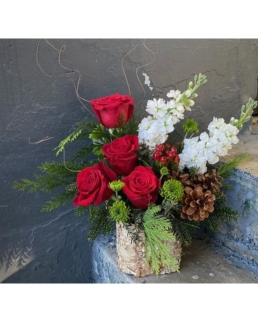 Chestnuts Roasting On an Open fire Flower Arrangement
