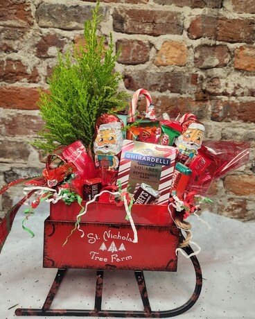 Santa's Sleigh of Fun Specialty Arrangement