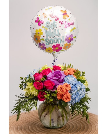 Dazzling with Balloon Specialty Arrangement