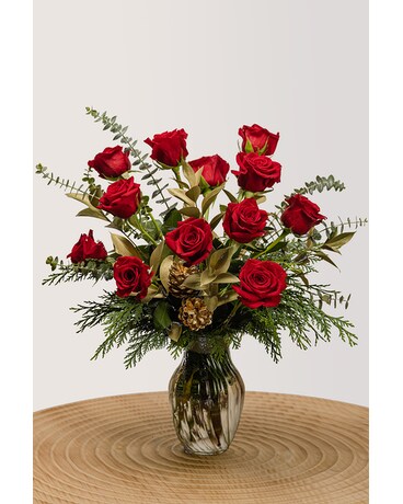 Rose Gold Flower Arrangement