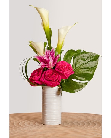 Fun Fuschia Flower Arrangement