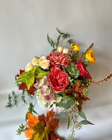 Pumpkin Spice Flower Arrangement