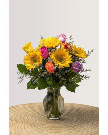 Radiant Sunrise Flower Arrangement