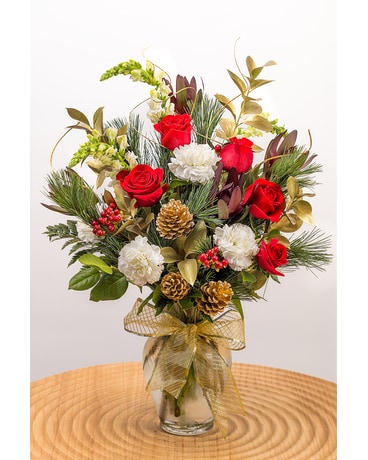 Feliz Navidad Flower Arrangement