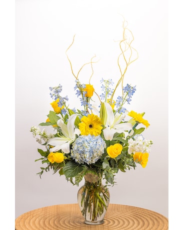 Bright Skies Flower Arrangement