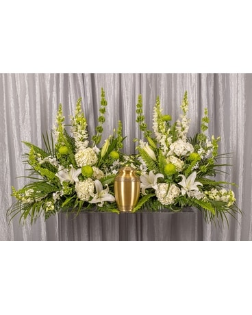 【仅開封】 Flowers concert「Memoire eternelle」 Divine Cremation Urn Setting - Denver, CO | Lehrer's Flowers