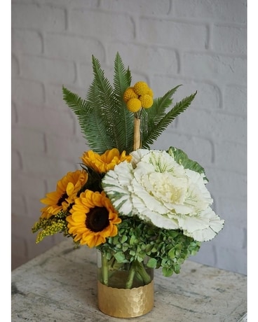 Fields of Green Flower Arrangement