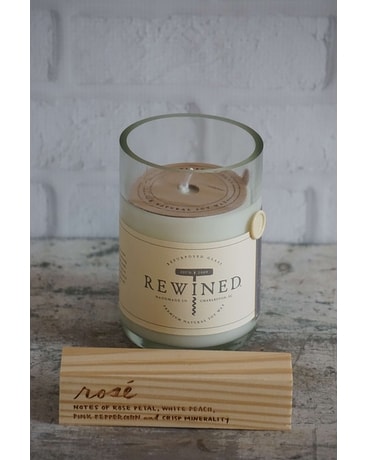 Rewined Rose Candle Gifts