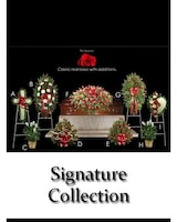 Signature Collection size,  inches height and  inches wide.