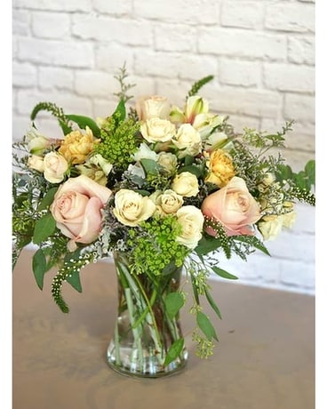 Pastel Romance Flower Arrangement
