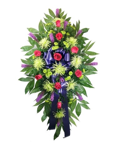Youthful Remembrance Spray (Standard) Funeral Arrangement