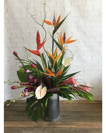 Tropical Sunset Flower Arrangement