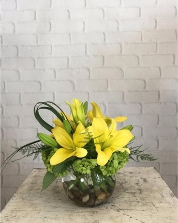 May Birthday: Lily Flower Arrangement