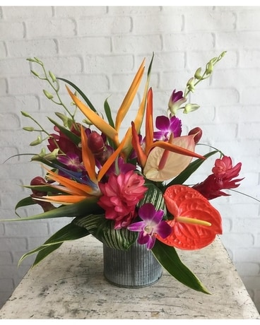 Lush Tropics Flower Arrangement
