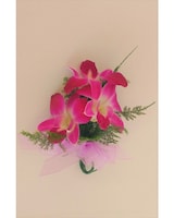 Purple size,  inches height and  inches wide.