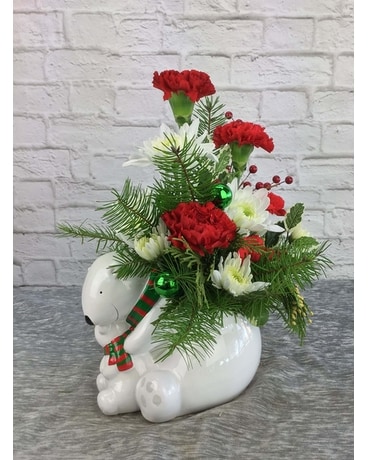 christmas greens arrangements