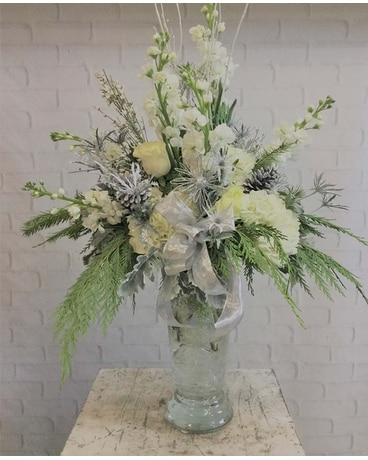 Silver Sparks Flower Arrangement