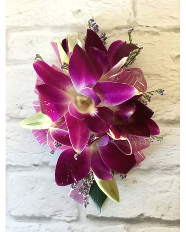 Purple Orchid Wristlet Corsage