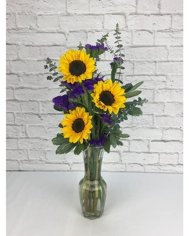 Heavenly Sunflowers Flower Arrangement