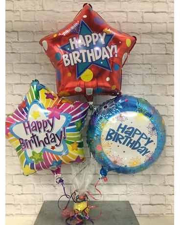Happy Birthday Balloon Bouquet Flower Arrangement