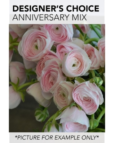 Designer's Choice - Anniversary Mix Flower Arrangement