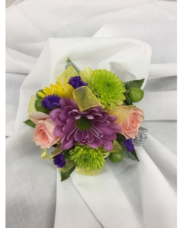 Spring Garden Corsage Flower Arrangement