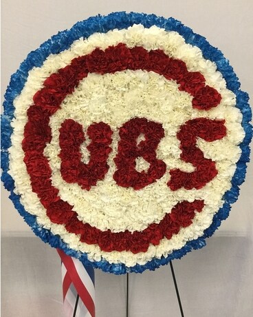 Cubs Standing Spray Flower Arrangement