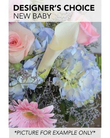 Designer's Choice - New Baby Flower Arrangement