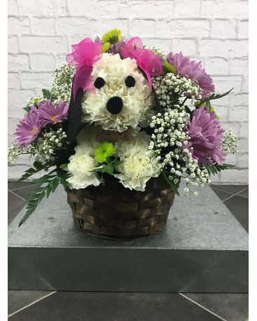 Ruff Flower Arrangement