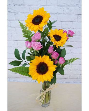 Sun Kissed Flower Arrangement
