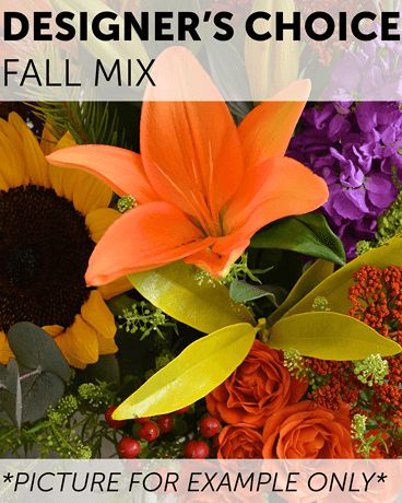 Designer's Choice - Fall Mix Flower Arrangement